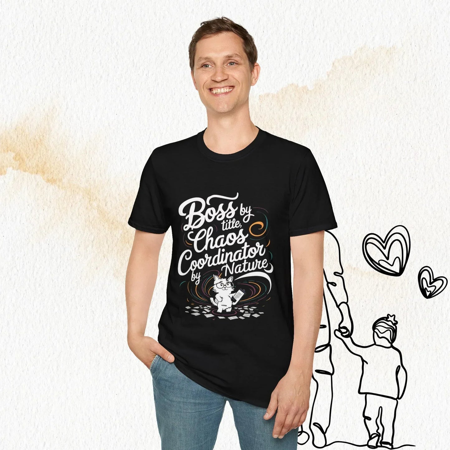 Boss By Title Cotton Tee - Billien