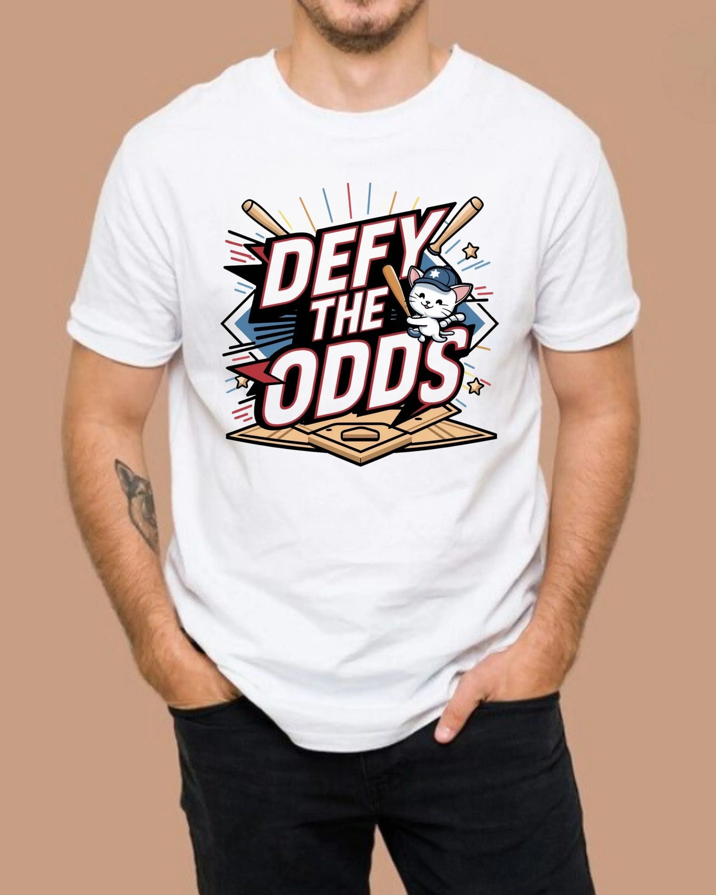 Defy The Odds Cotton Tshirt - Billien