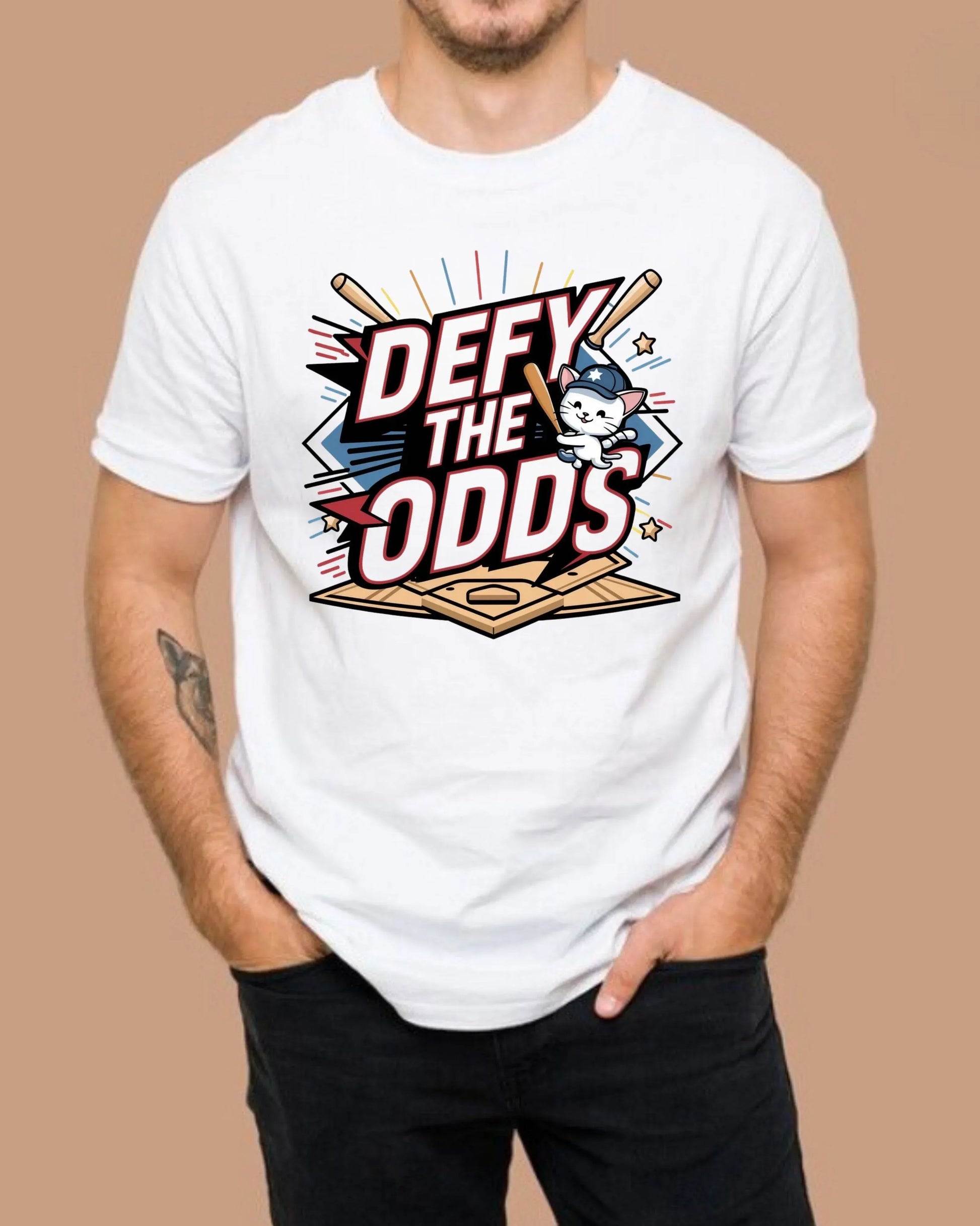 Defy The Odds Cotton Tshirt - Billien