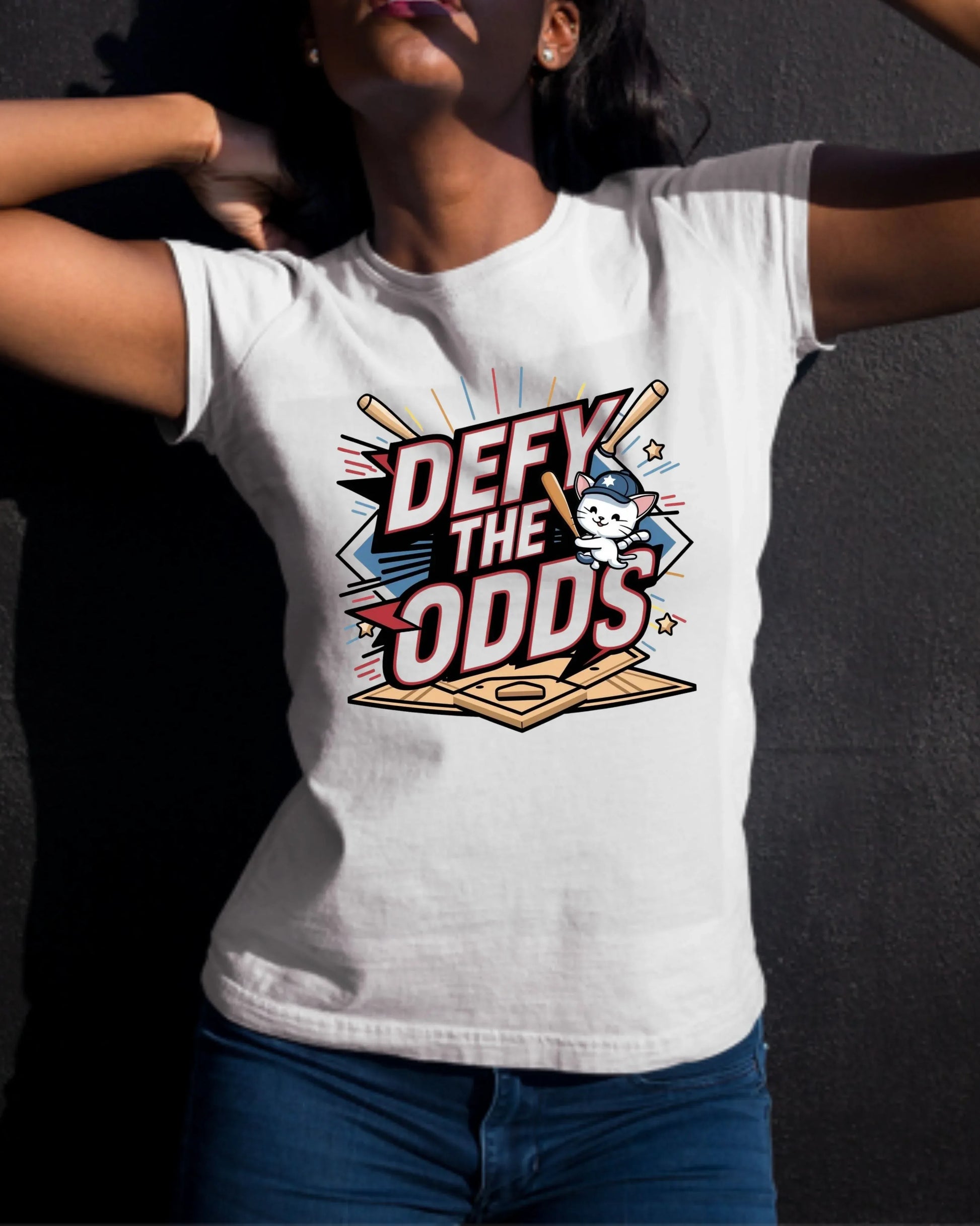 Defy The Odds Cotton Tshirt - Billien