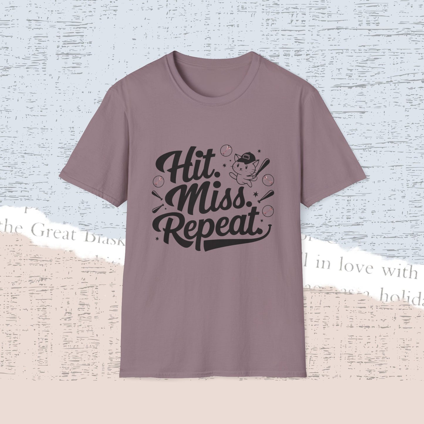 Hit Miss Repeat Cotton Men Tee