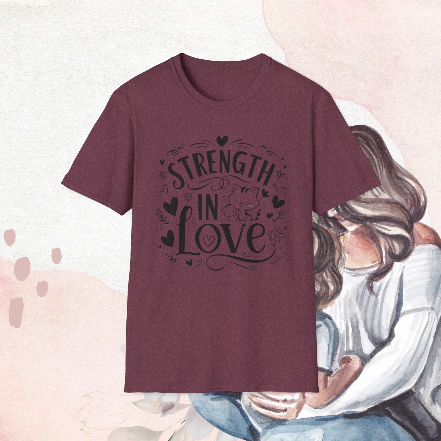 Strength In Love Cotton T-Shirt