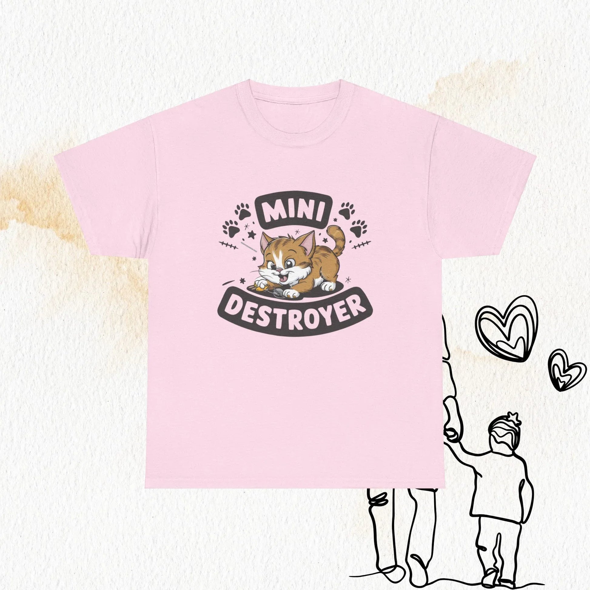 Mini Destroyer Crewneck Cotton Tshirt - Billien