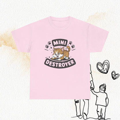 Mini Destroyer Crewneck Cotton Tshirt - Billien
