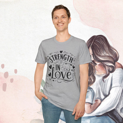 Strength In Love Cotton T-Shirt