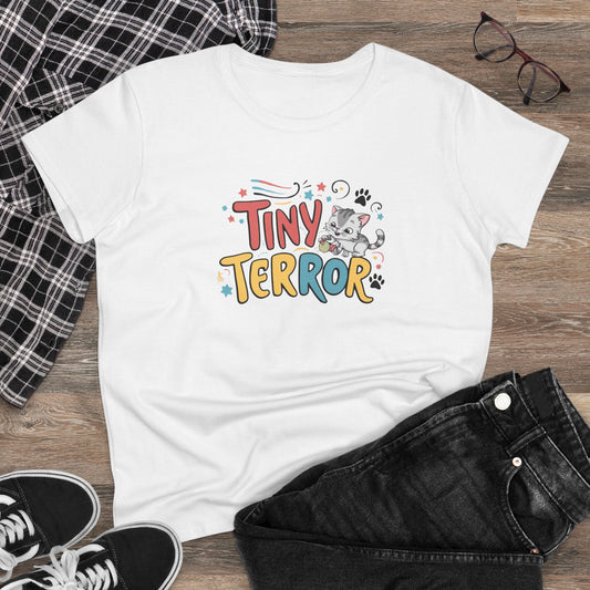 Tinny Terror Women Cotton Tshirt