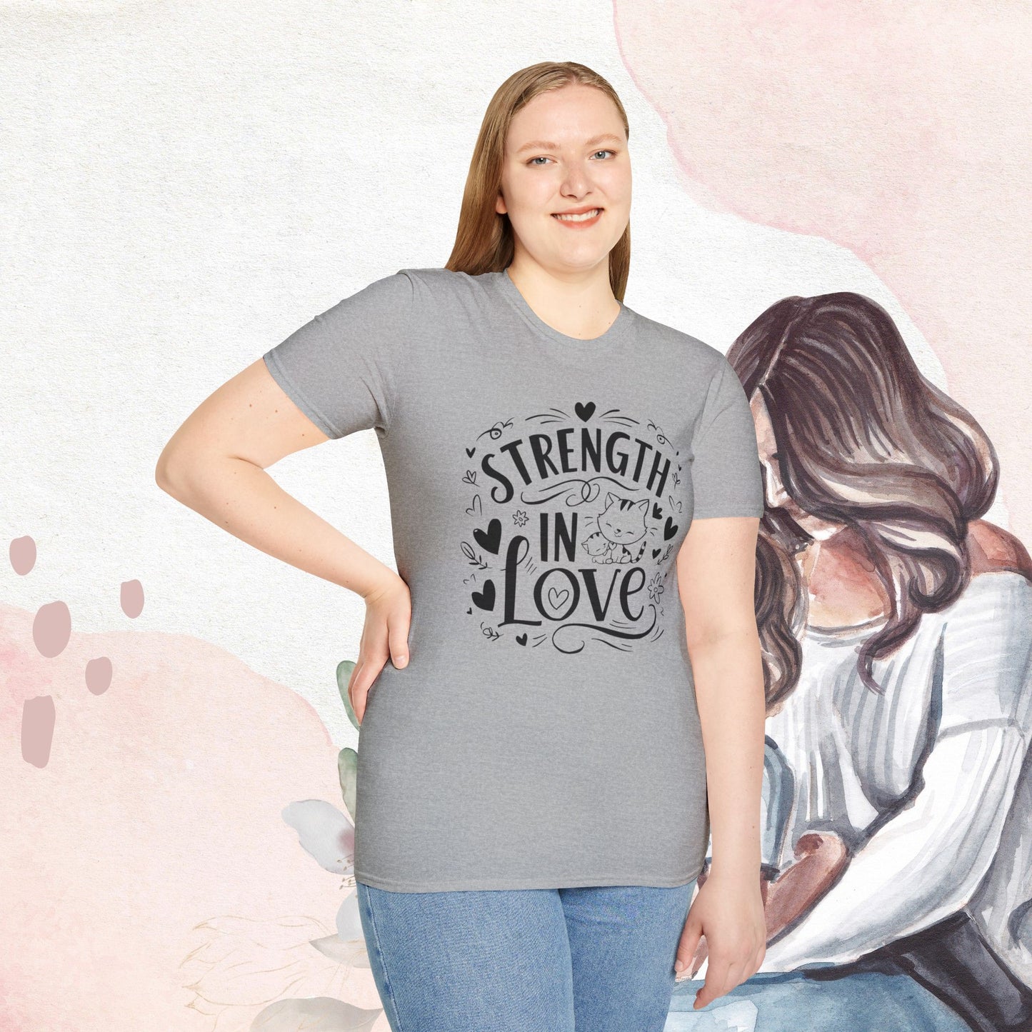 Strength In Love Cotton T-Shirt
