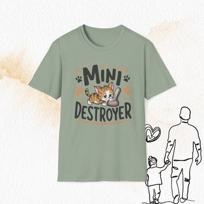 Mini Destroyer Cotton Men T-Shirt