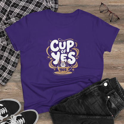 Cup of Yes Coffee Lover Women T-Shirt - Billien