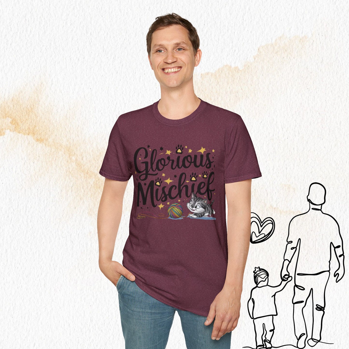 Glorious Mischief Cotton Men T-Shirt