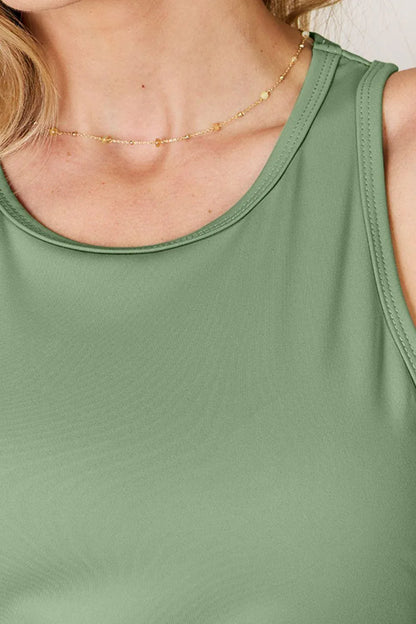 Round Neck Racerback Tank - Billien