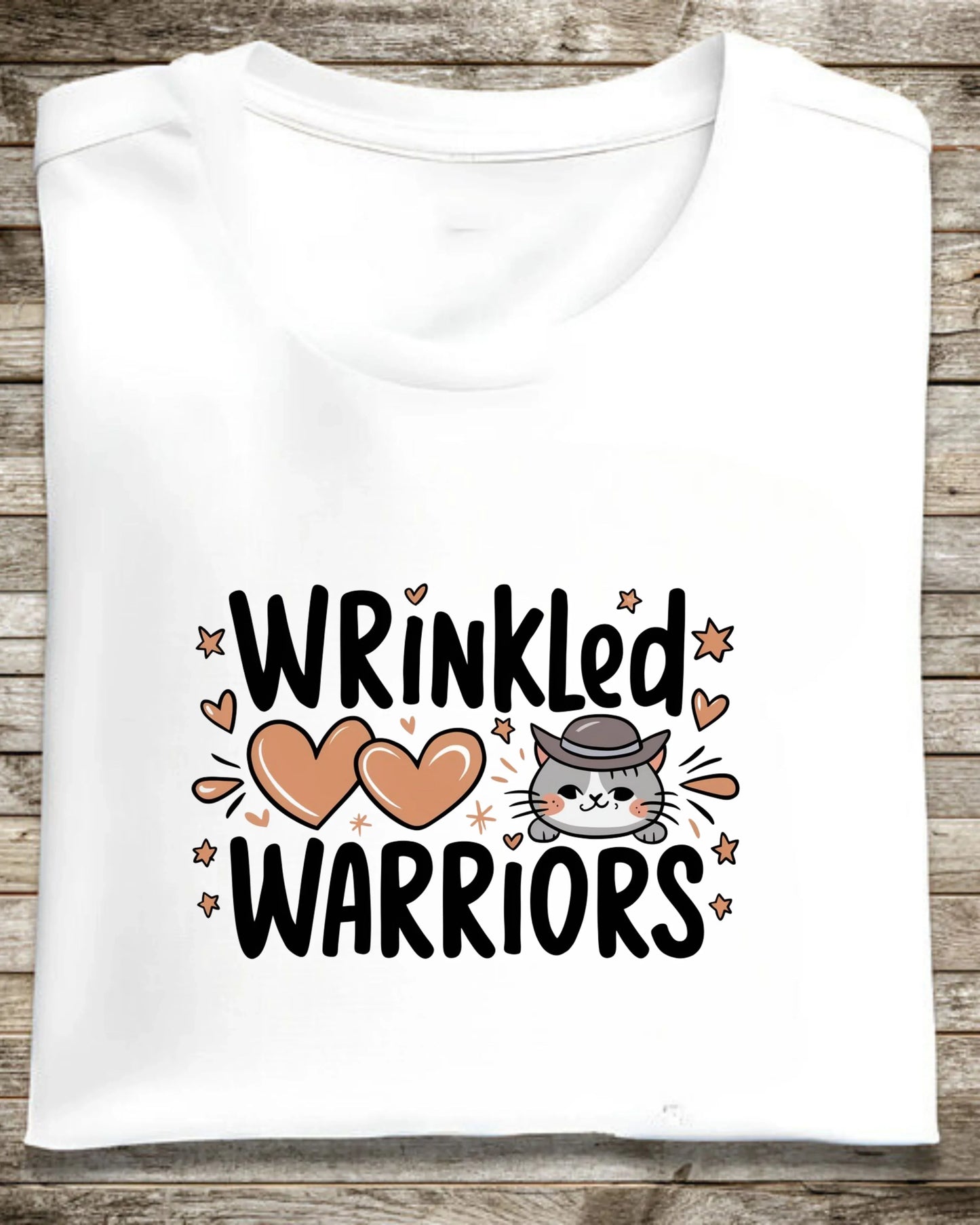 Wrinkled Warrior Cotton Tshirt - Billien