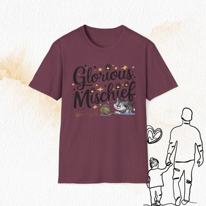 Glorious Mischief Cotton Men T-Shirt