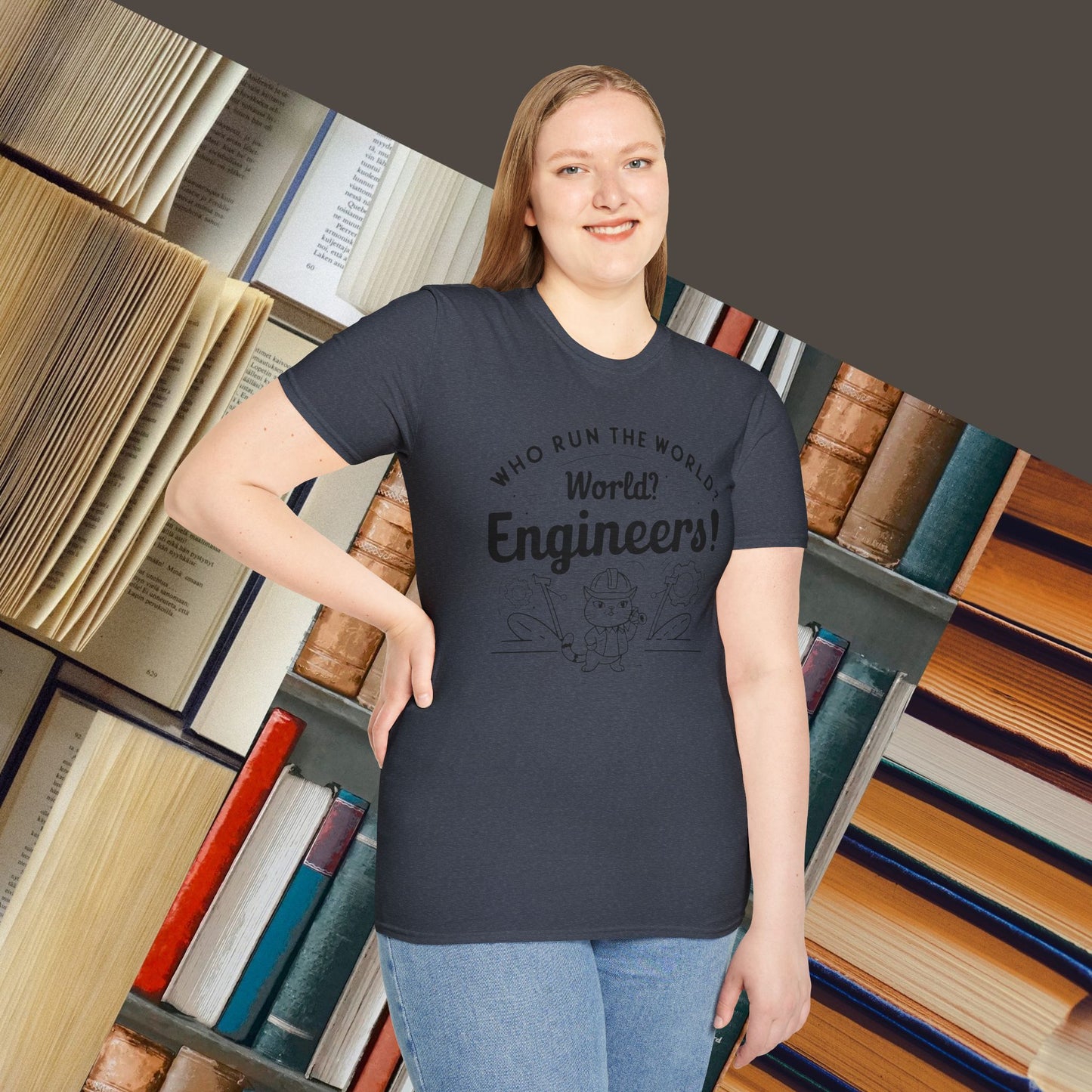 Who Build World Cotton T-Shirt