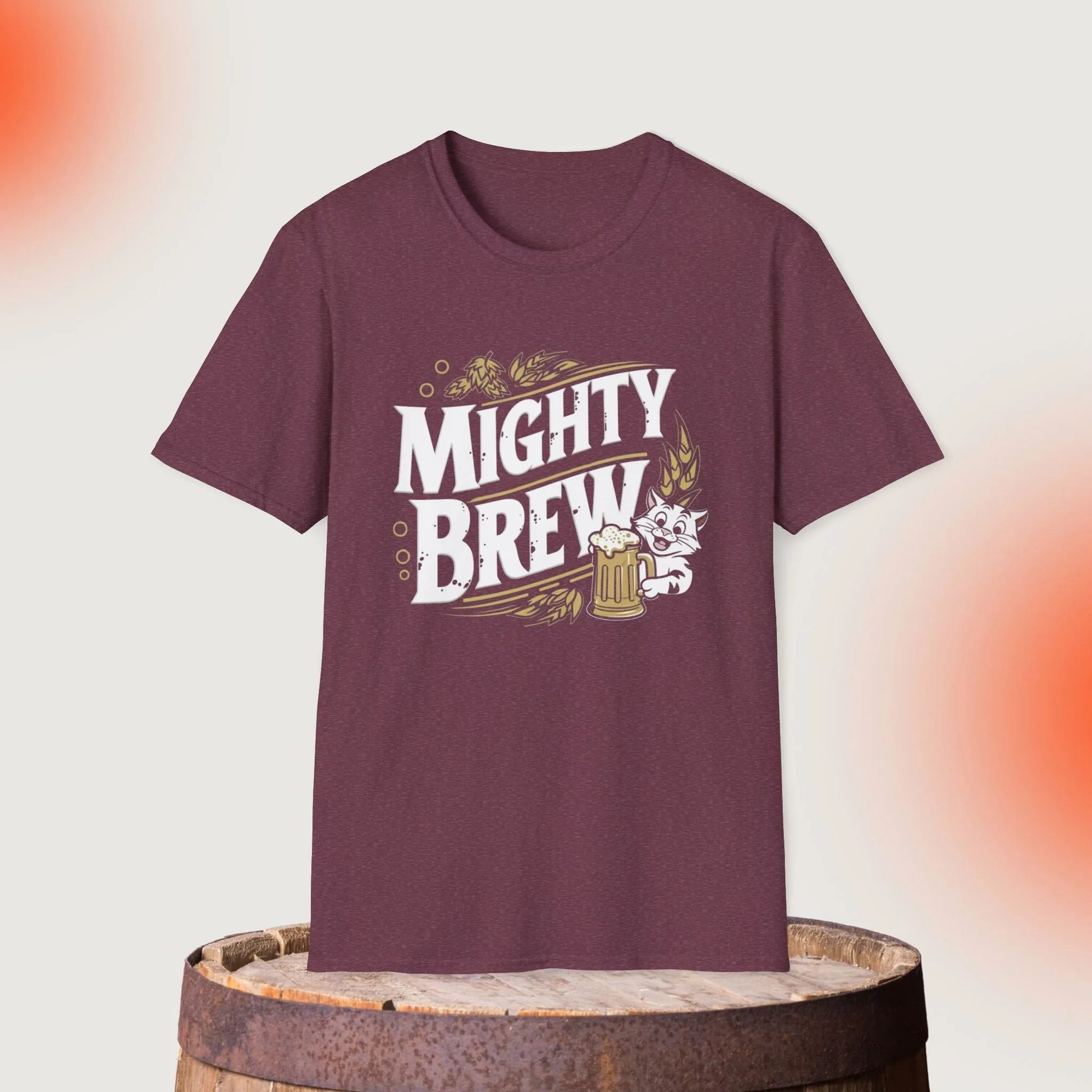 Mighty Brew Cotton Crew Neck Tshirt - Billien