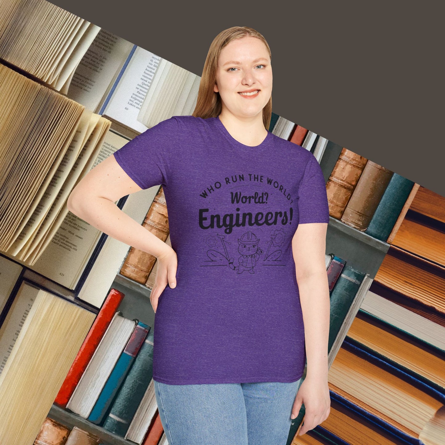 Who Build World Cotton T-Shirt