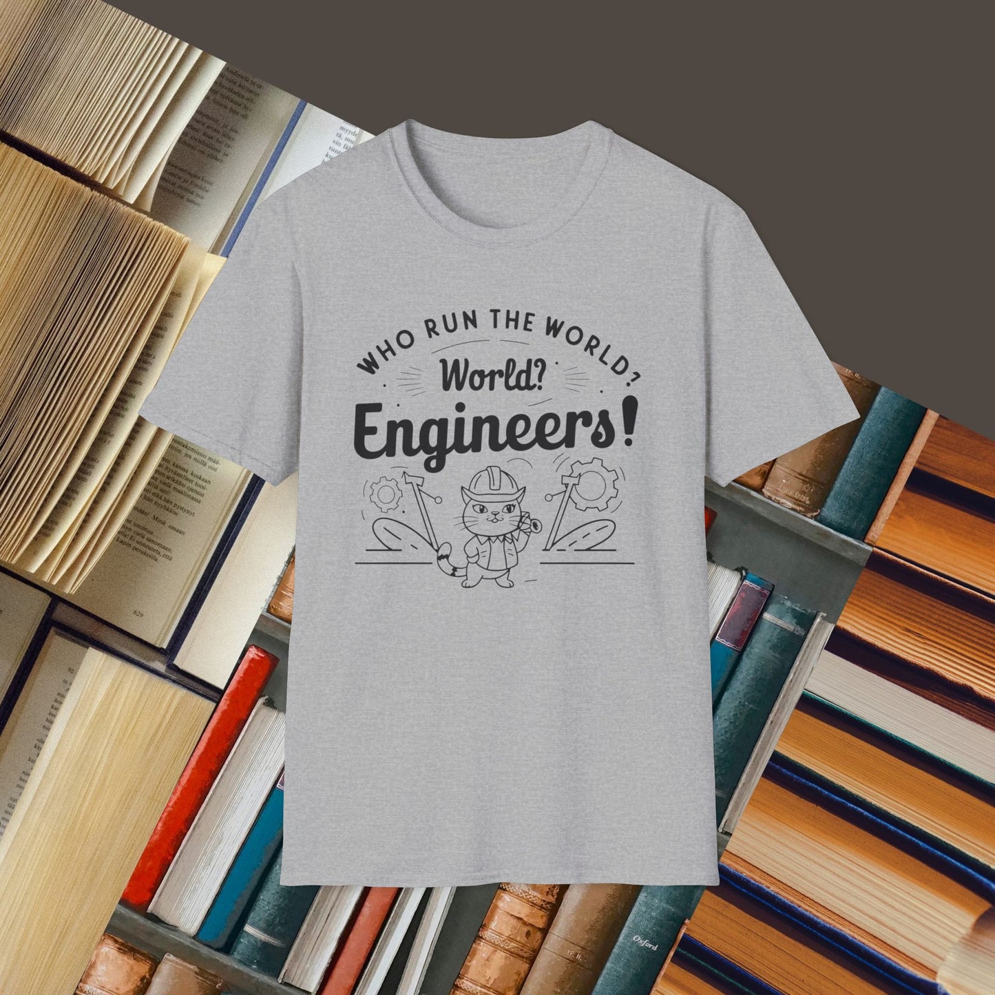 Who Build World Cotton T-Shirt