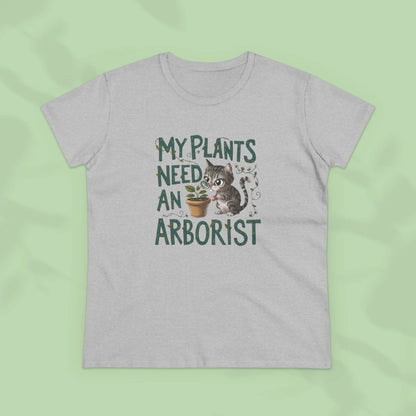 My Plant Need Arborist Women Cotton Tshirt - Billien