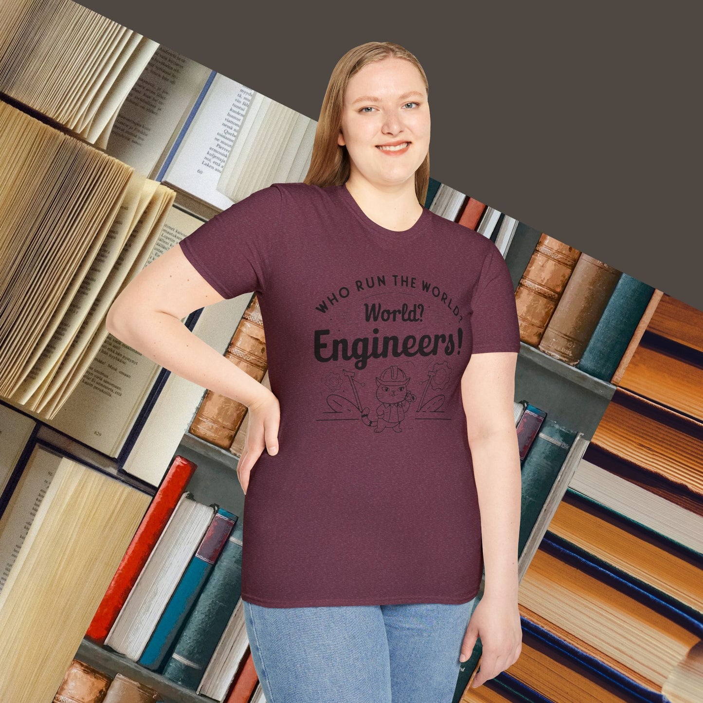 Who Build World Cotton T-Shirt