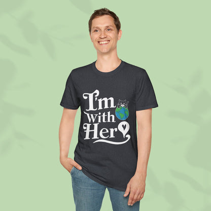 I am With Her Cotton Tee