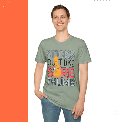 Stick Out Sore Throat Cotton T-Shirt