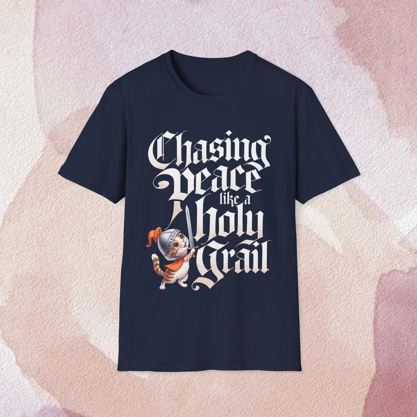 Chasing Peace Like A Holy Grail Unisex Softstyle T-Shirt - Billien
