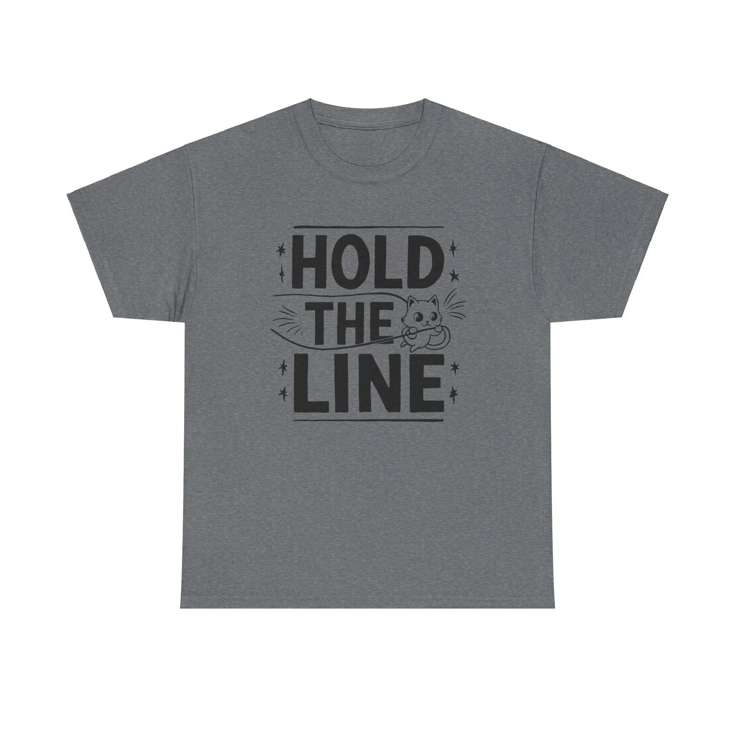Hold The Line Idiom Cotton T-Shirt - Billien