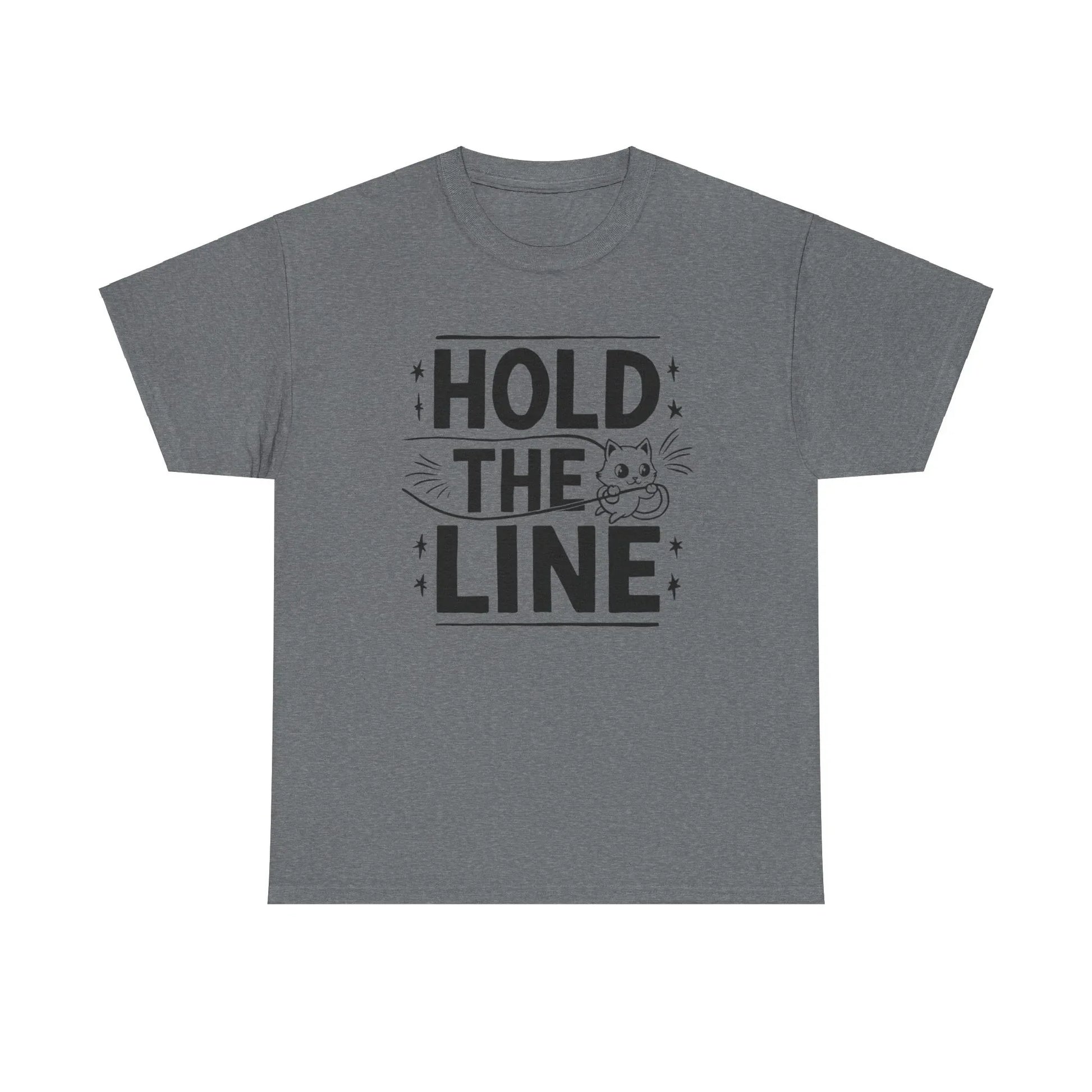 Hold The Line Idiom Cotton T-Shirt - Billien
