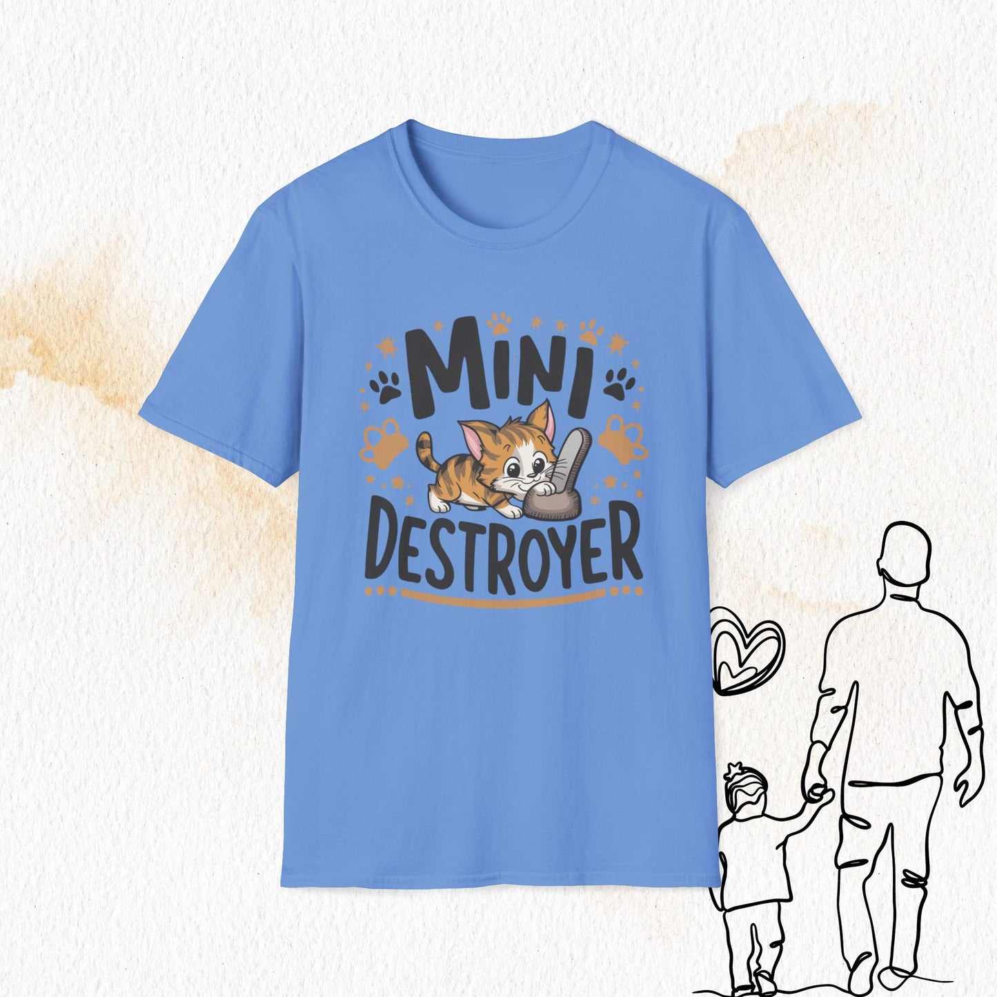 Mini Destroyer Cotton Men T-Shirt