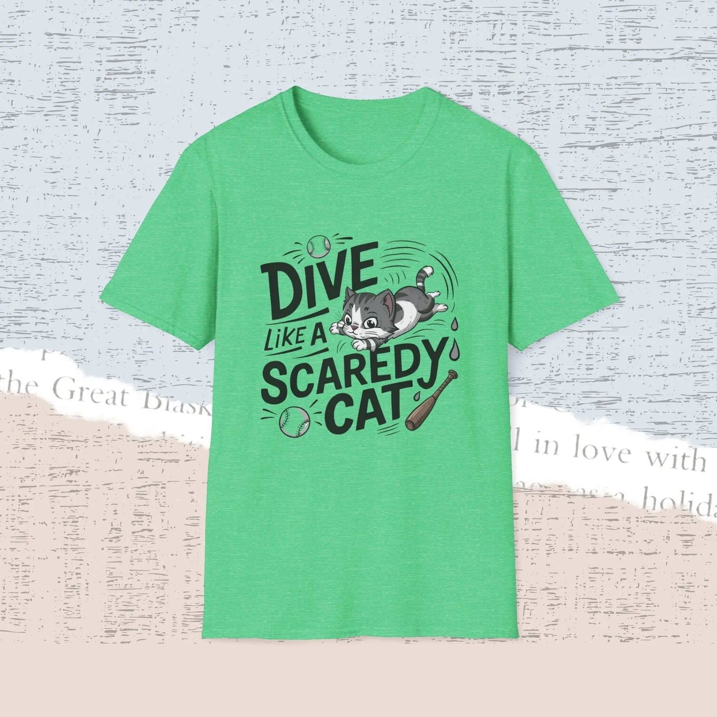 Dive Like Scaredy Cotton Men Tee - Billien