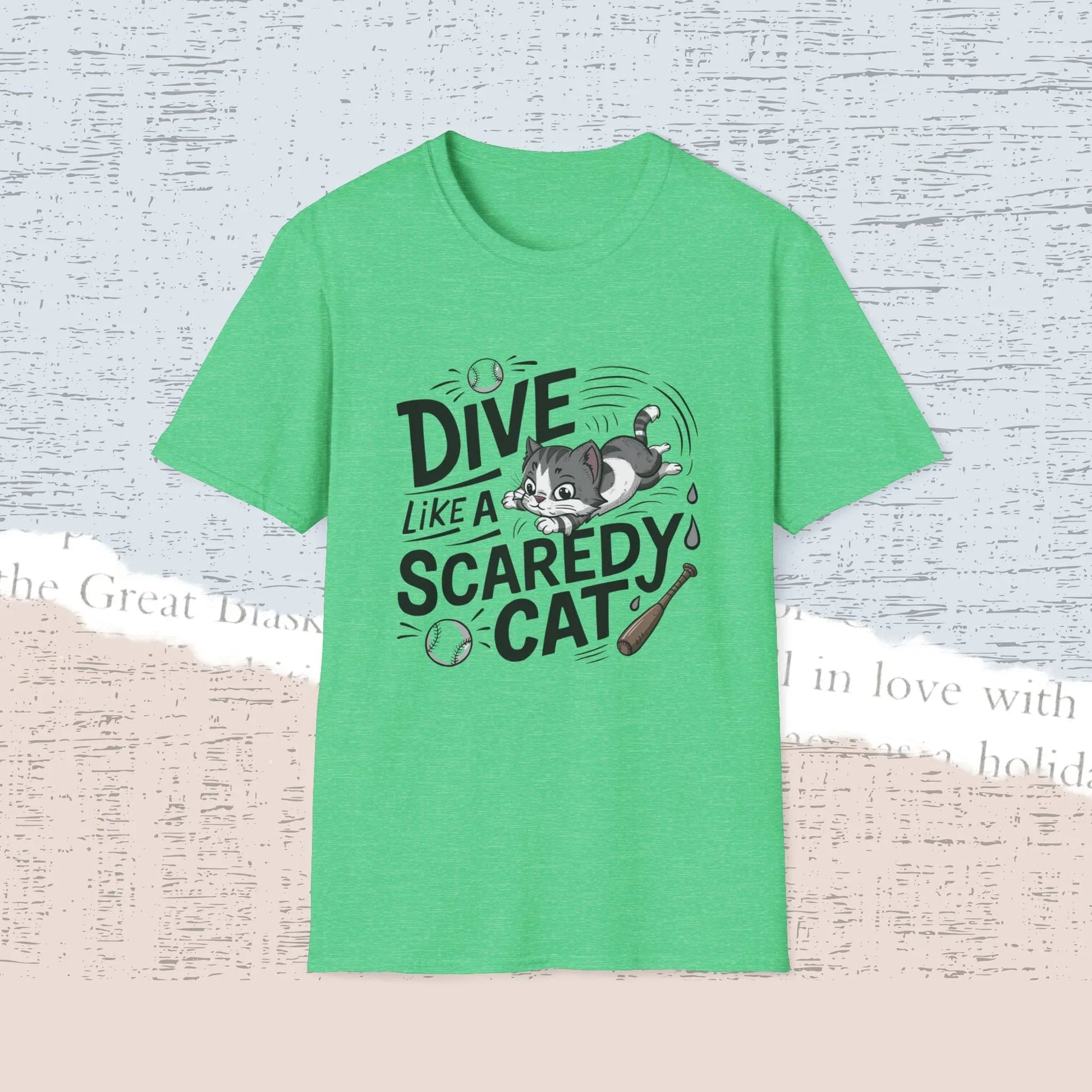 Dive Like Scaredy Cotton Men Tee - Billien