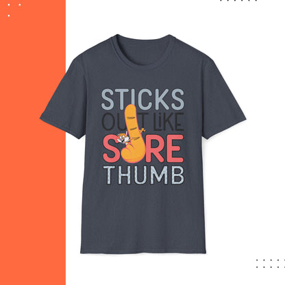 Stick Out Sore Throat Cotton T-Shirt