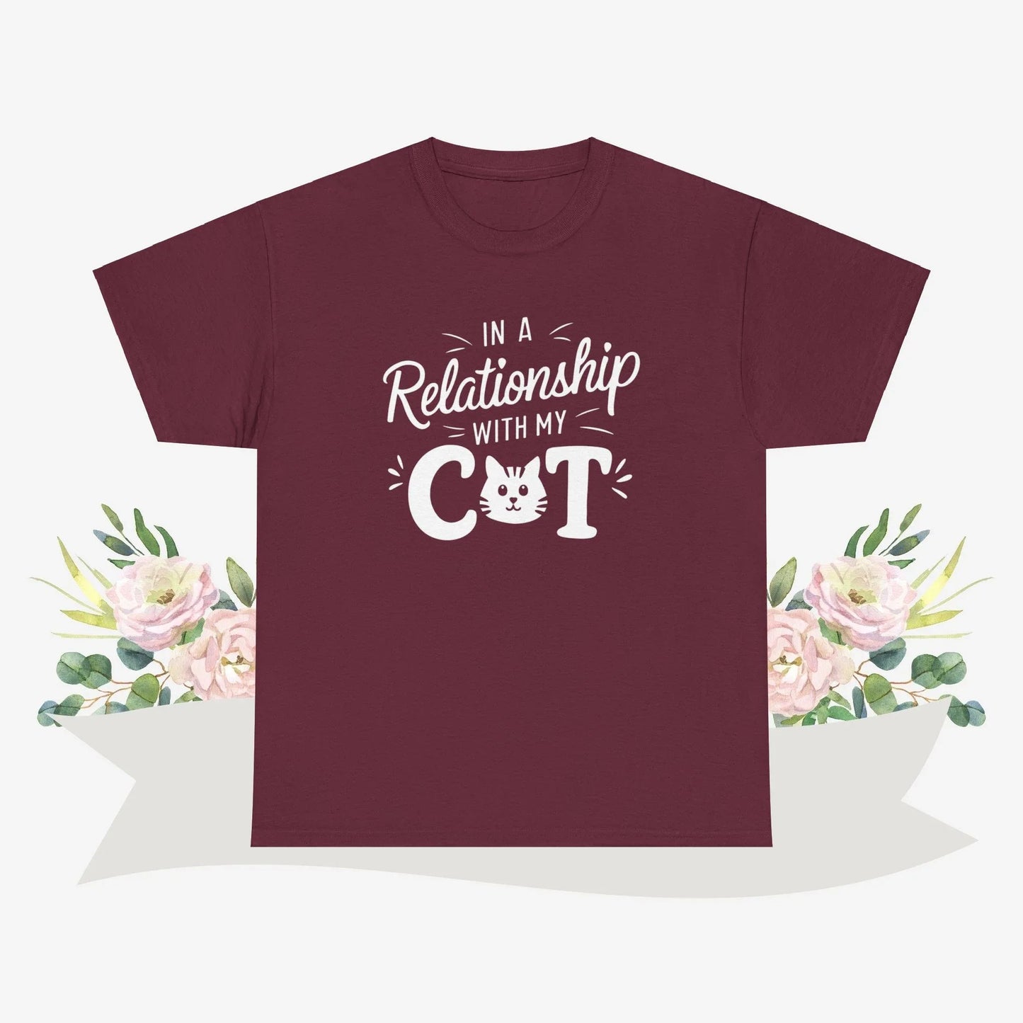 In a Relationship with Cat Cotton Tshirt - Billien