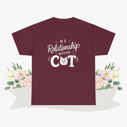 In a Relationship with Cat Cotton Tshirt - Billien