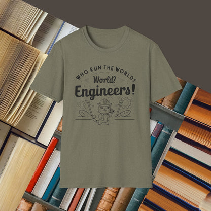 Who Build World Cotton T-Shirt