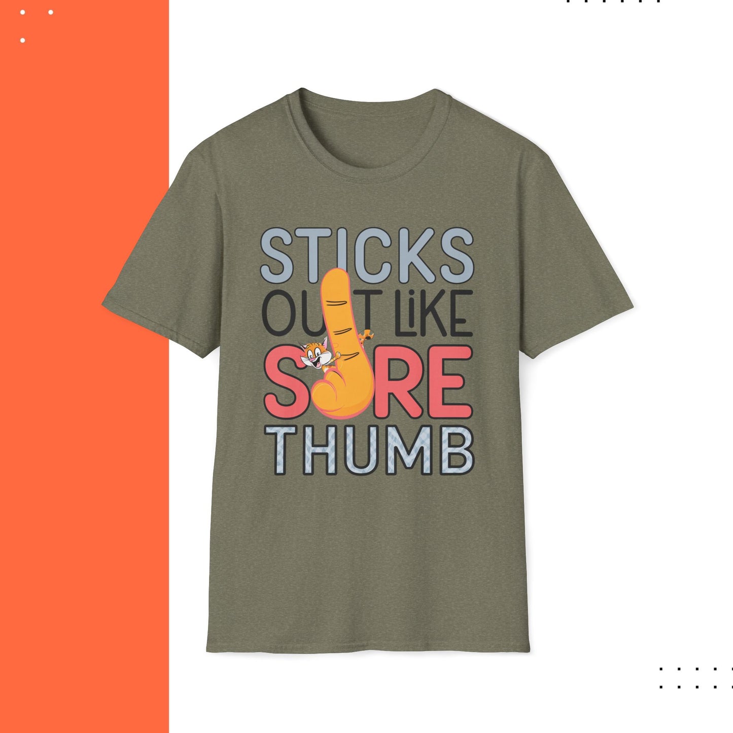 Stick Out Sore Throat Cotton T-Shirt