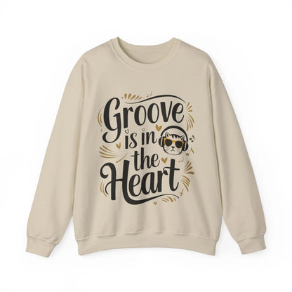 Groove In The Heart Ultra Cotton Crewneck Sweatshirt - Billien