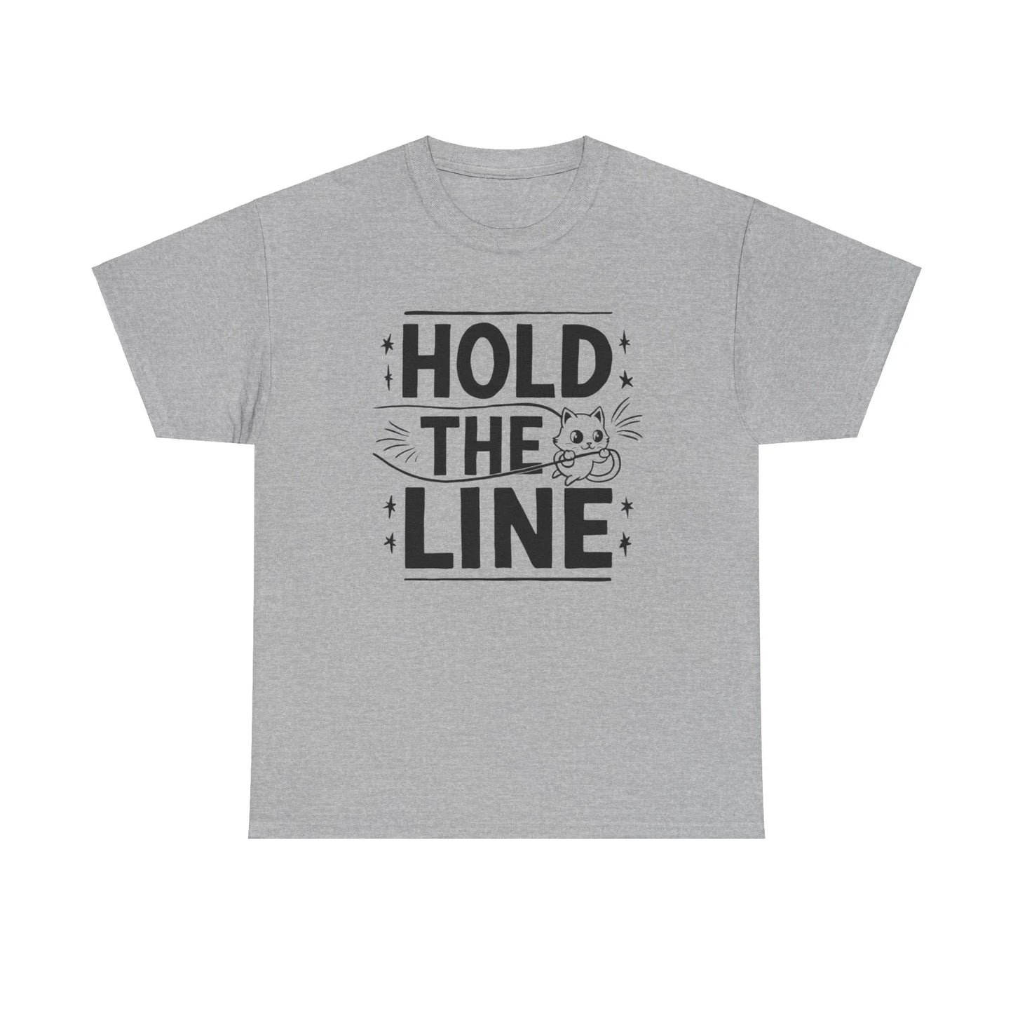 Hold The Line Idiom Cotton T-Shirt - Billien