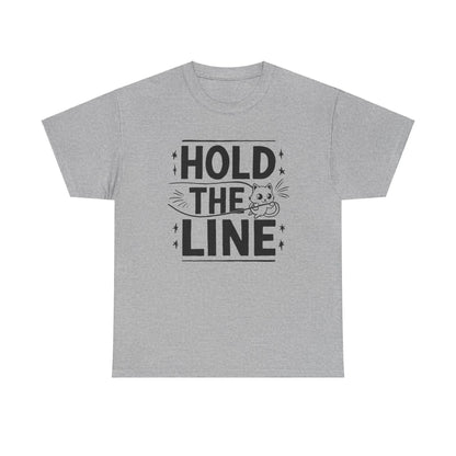 Hold The Line Idiom Cotton T-Shirt - Billien