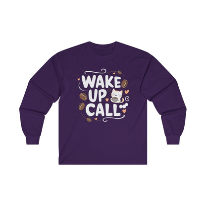 Wake Up Call Cotton Long Sleeve Tshirt - Billien