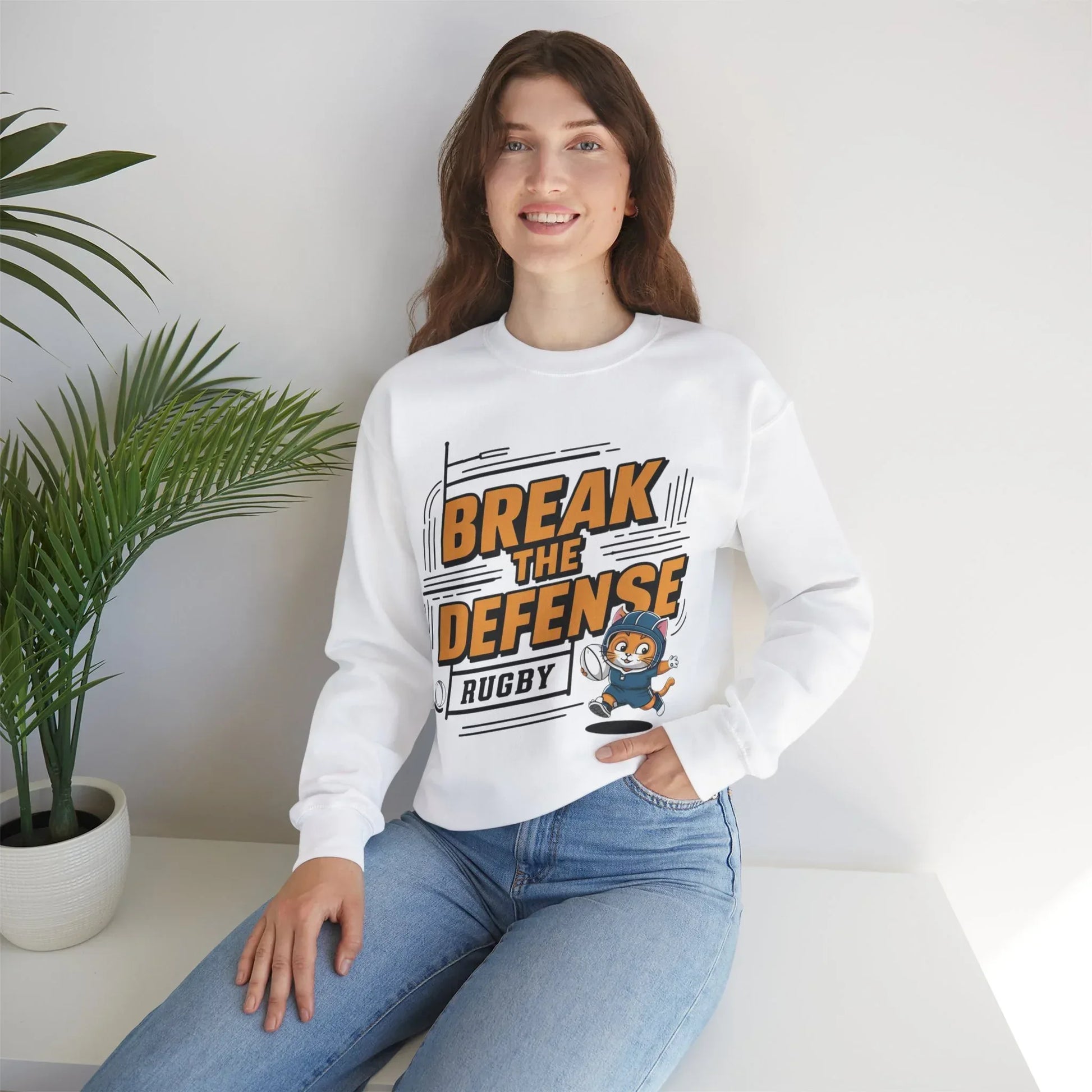 Break The Defence Ultra Cotton Crewneck Sweatshirt - Billien