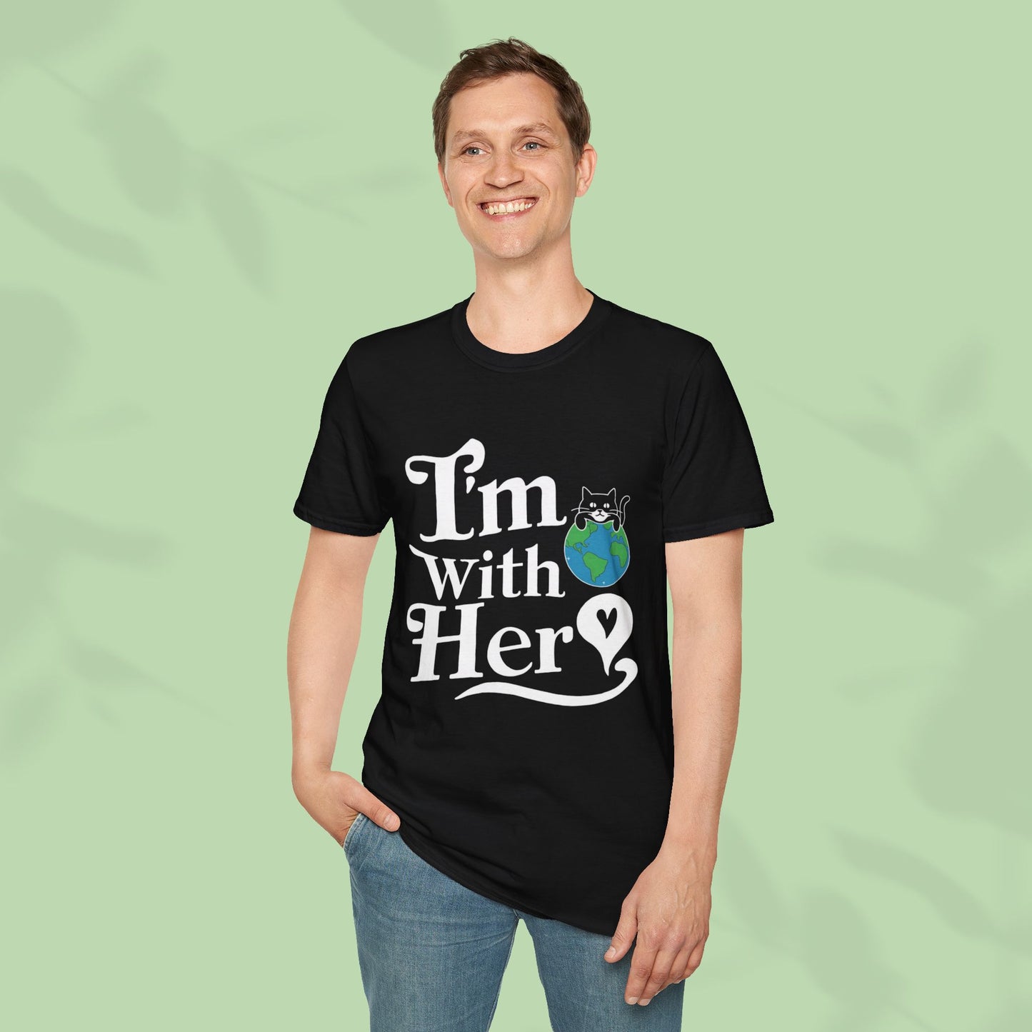 I am With Her Cotton Tee