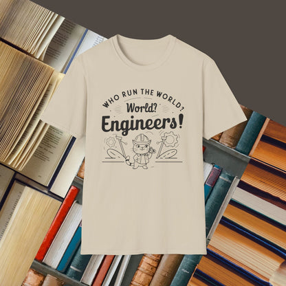 Who Build World Cotton T-Shirt