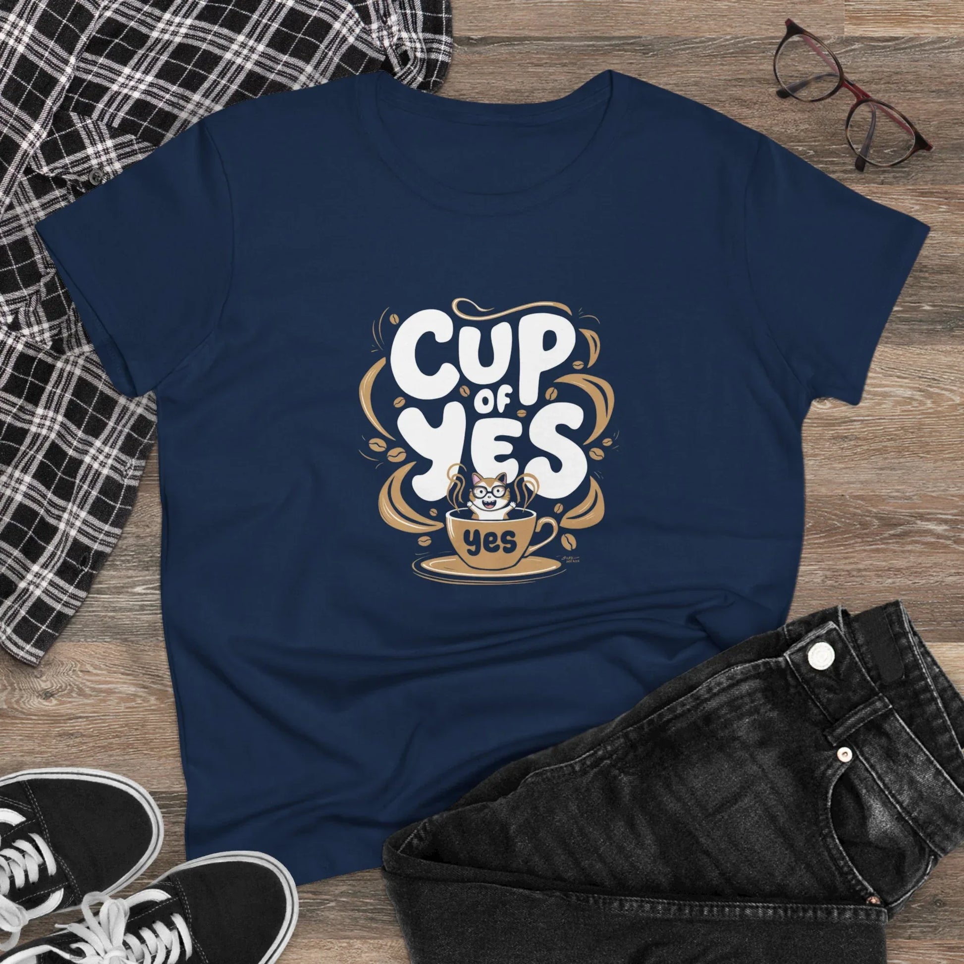 Cup of Yes Coffee Lover Women T-Shirt - Billien
