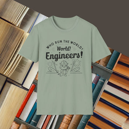 Who Build World Cotton T-Shirt