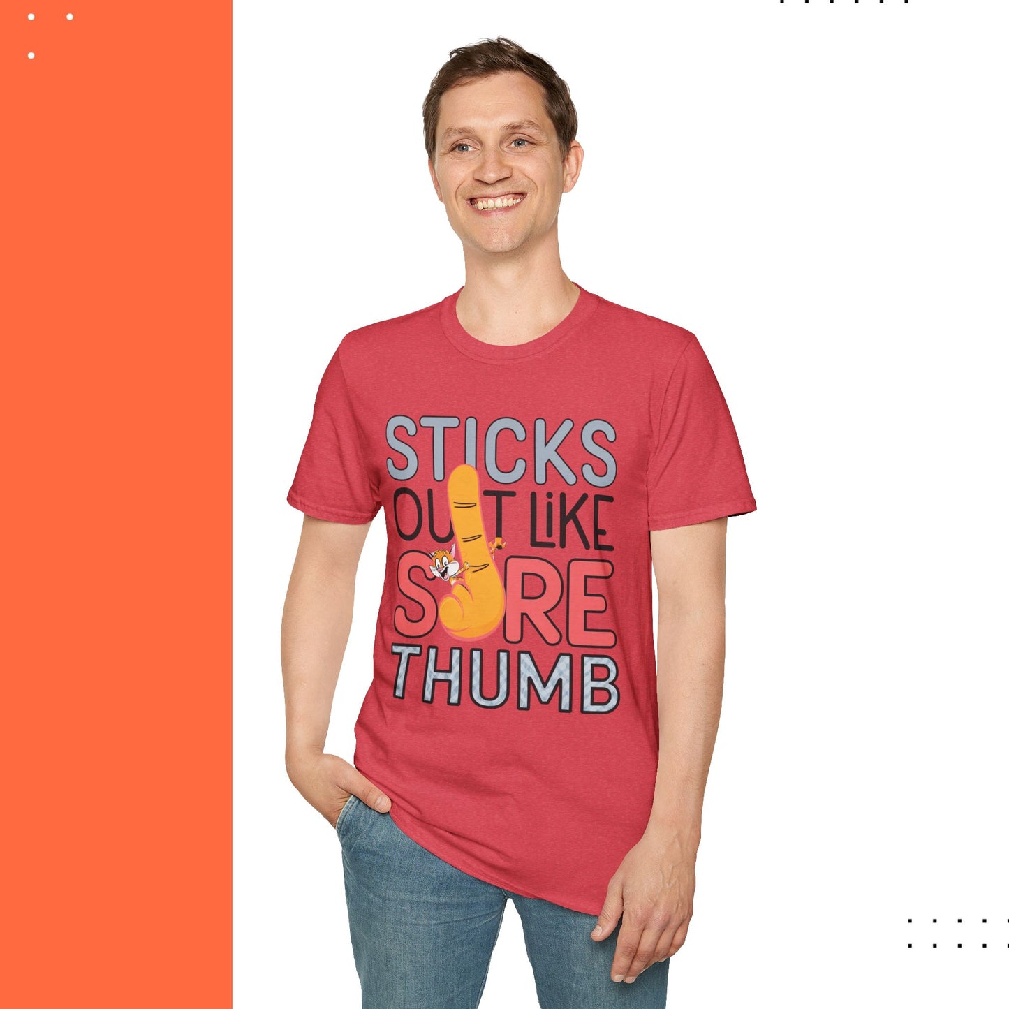 Stick Out Sore Throat Cotton T-Shirt