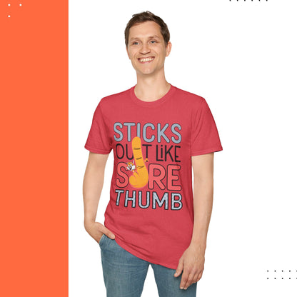 Stick Out Sore Throat Cotton T-Shirt