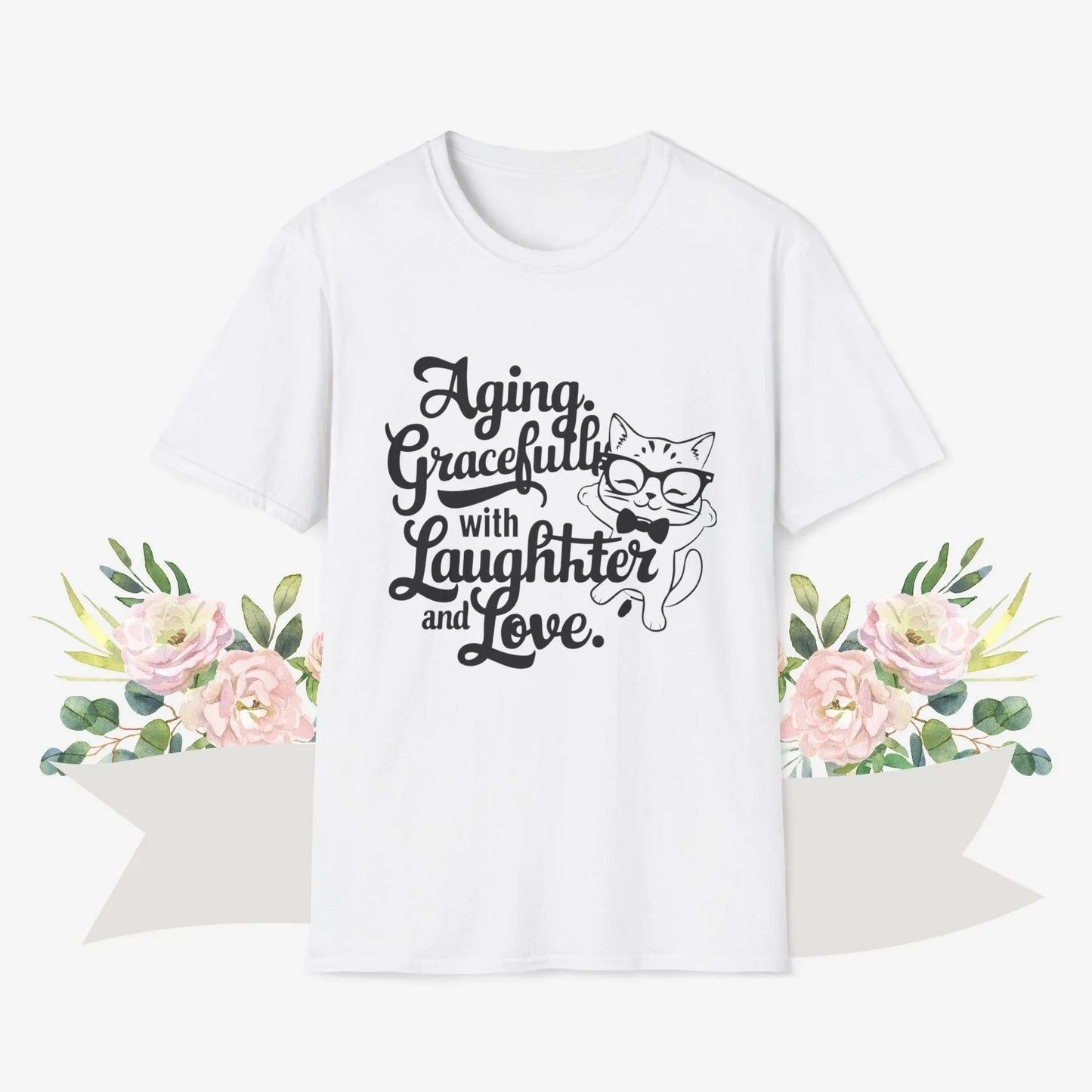 Aging Gracefully With Laughter and Love Cotton Men Tee - Billien