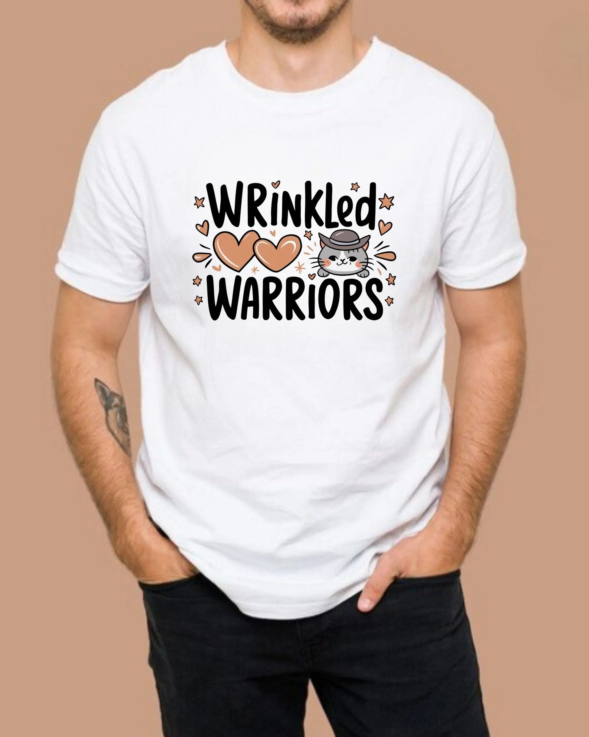 Wrinkled Warrior Cotton Tshirt - Billien