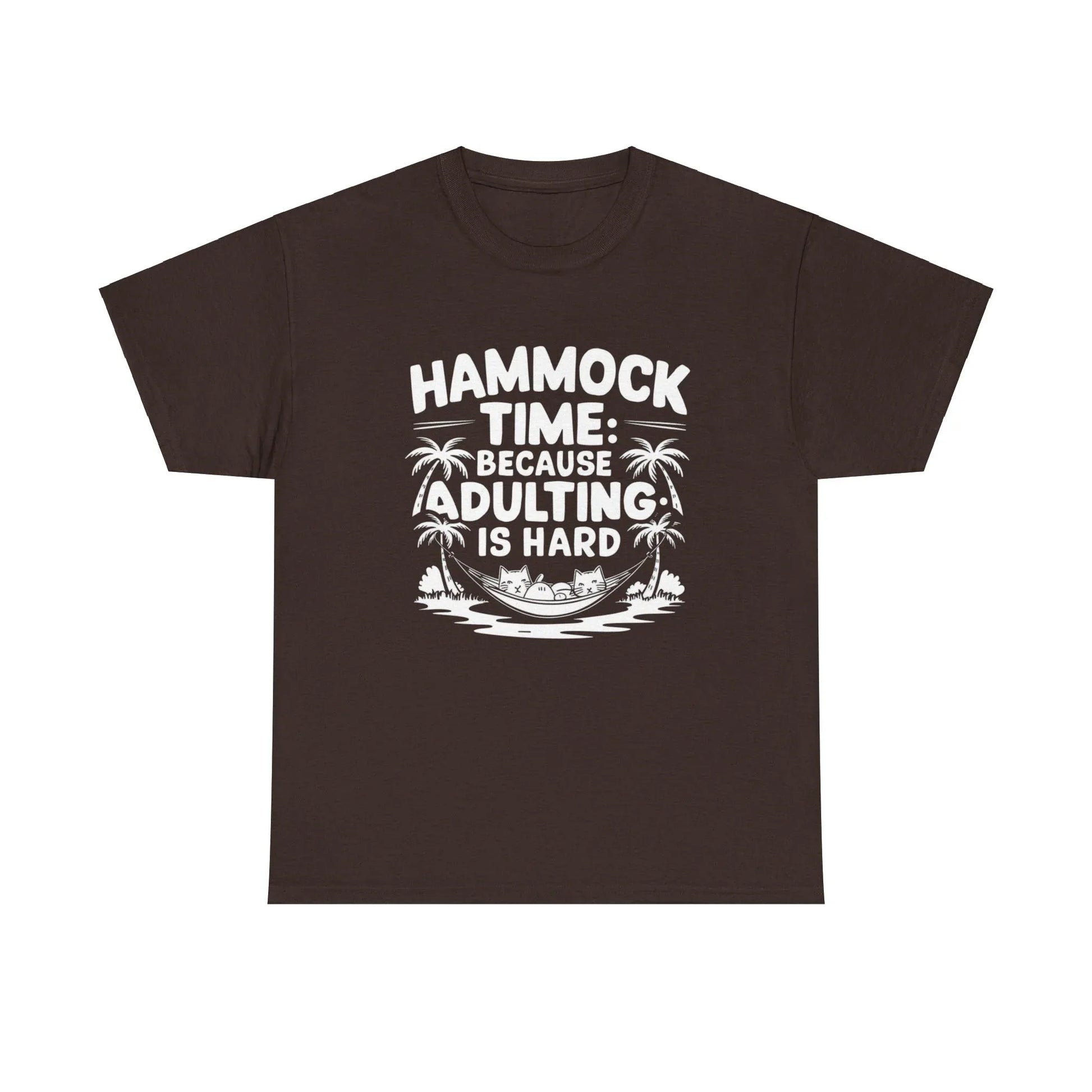 Hammock Time Because Adulting Is Hard Unisex Cotton T-Shirt - Billien